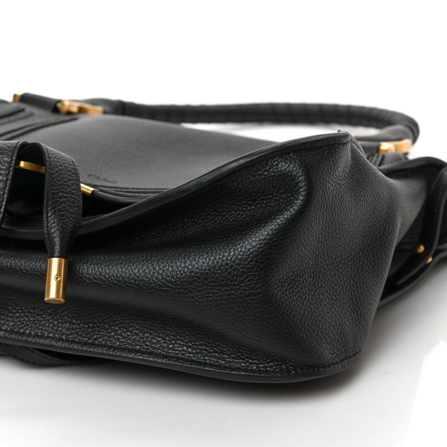 Chloe Calfskin Medium Marcie Satchel Black 9 of 9