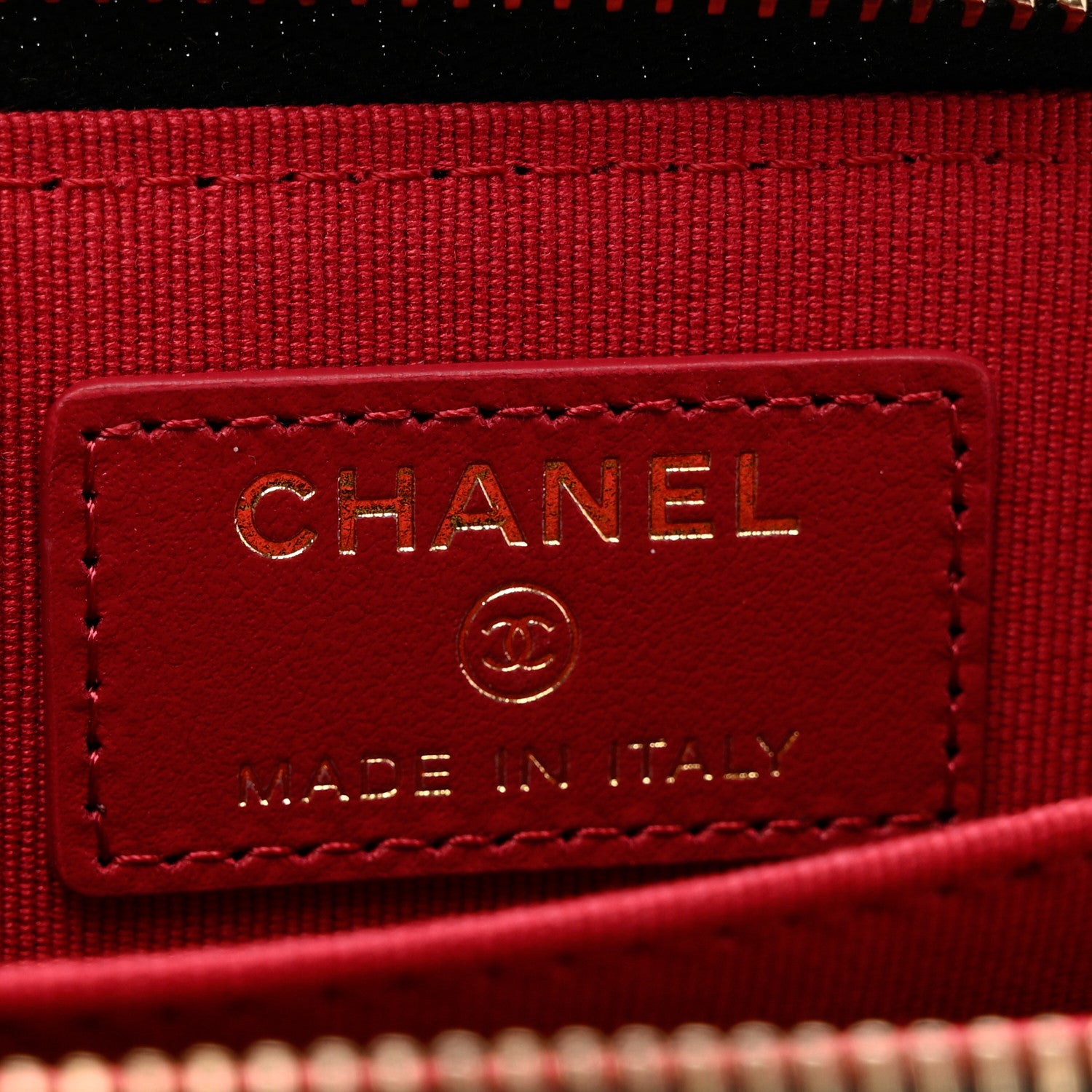 Chanel Lambskin Quilted Chanel 19 Zip Around Coin Purse Wallet Black 6 of 6