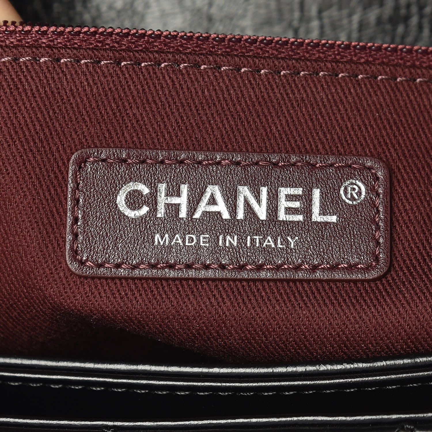 Chanel Glazed Calfskin Quilted Large Perfect Edge Flap Black 6 of 8