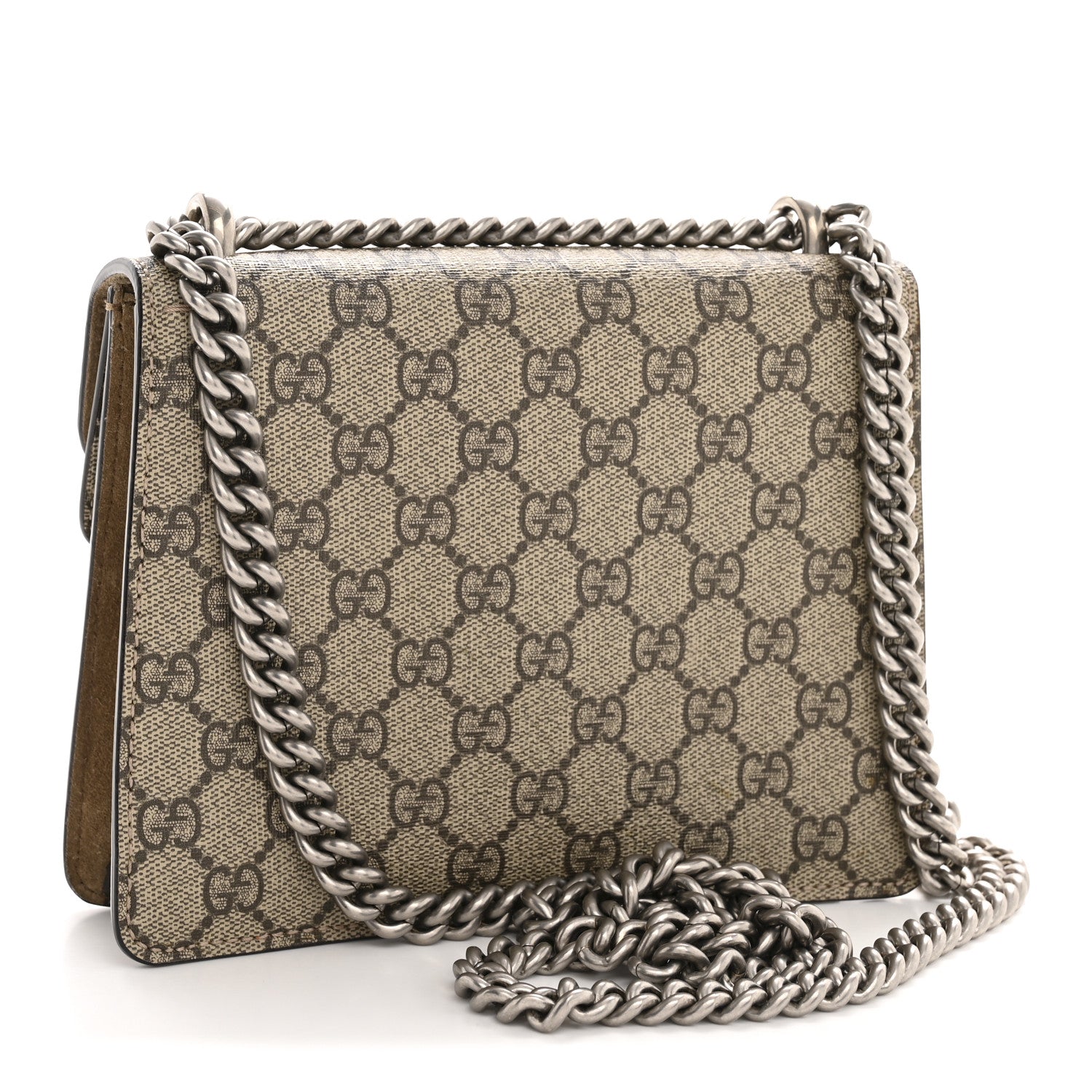 Gucci GG Supreme Monogram Mini Dionysus Shoulder Bag Taupe 3 of 13