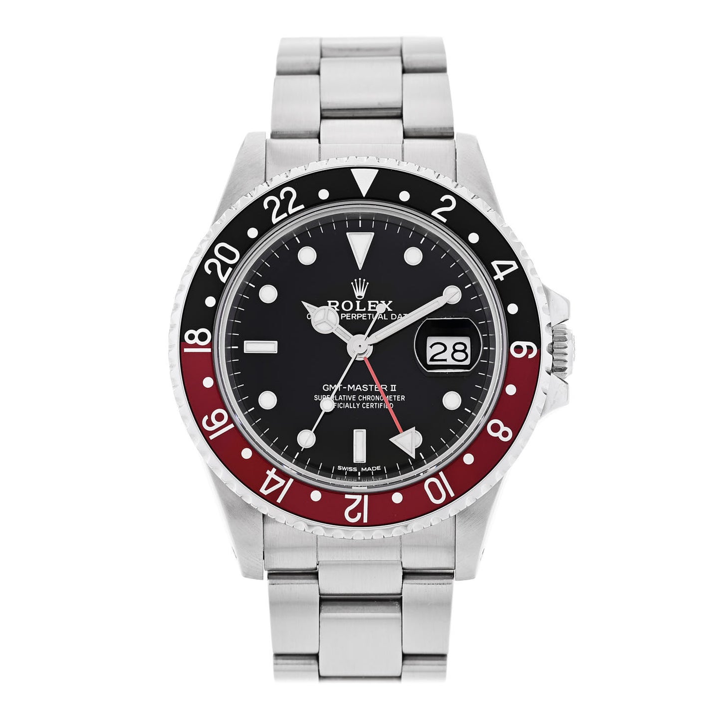 Stainless Steel 40mm Oyster Perpetual Date GMT Master II Coke Watch 16760