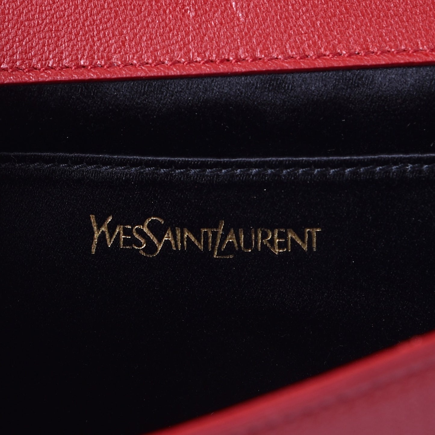 Goatskin Monogram Large Belle De Jour Clutch Red