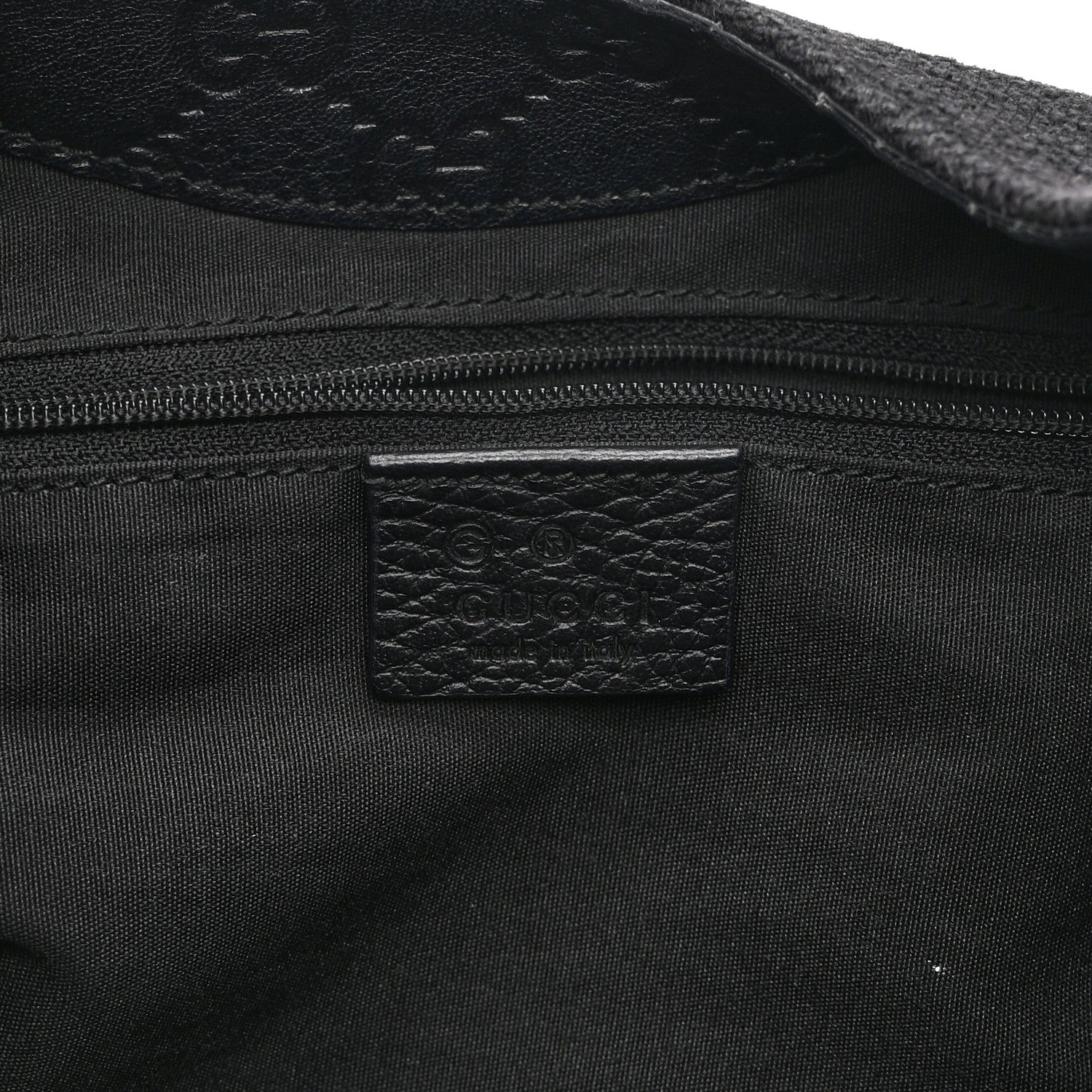 Gucci Canvas Guccissima Hobo Black 6 of 12