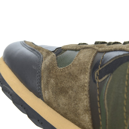 Valentino Garavani Nappa Suede Camouflage Womens Rockrunner Sneakers 37 Green Multicolor 15 of 18