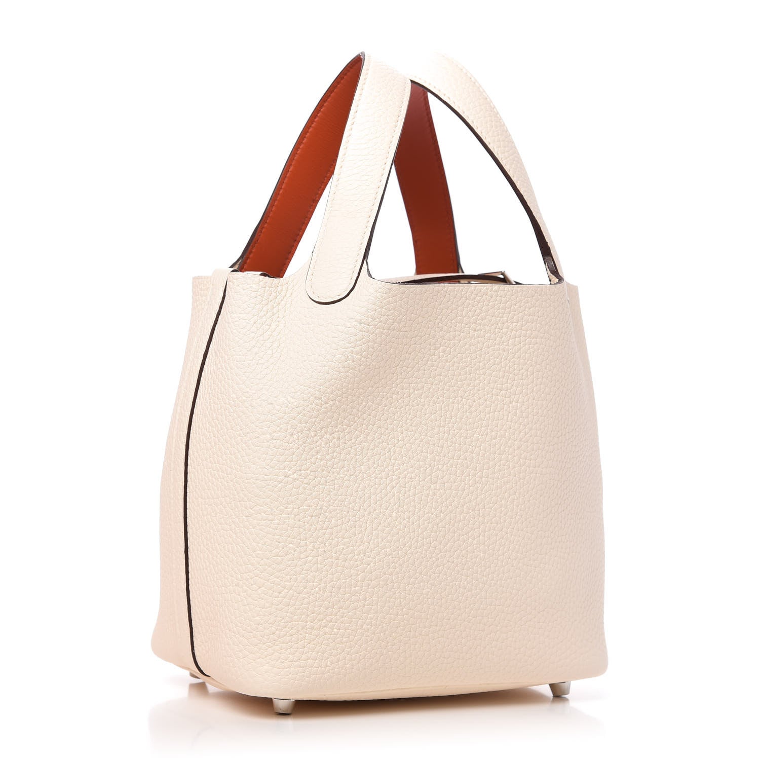 Hermes Taurillon Clemence Swift Eclat Picotin Lock 18 PM Nata Terre Battue 3 of 10