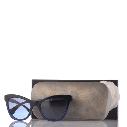 Chanel Acetate CC Cat Eye Summer Sunglasses 5350 Black 7 of 7