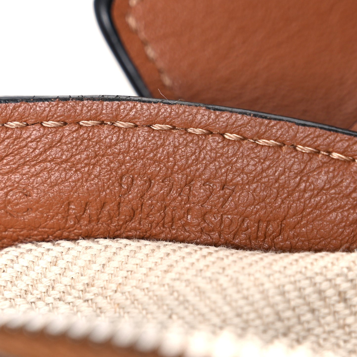 Calfskin Mini Puzzle Edge Bag Tan