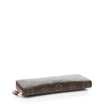 Louis Vuitton Monogram Clemence Wallet Fuchsia 3 of 6