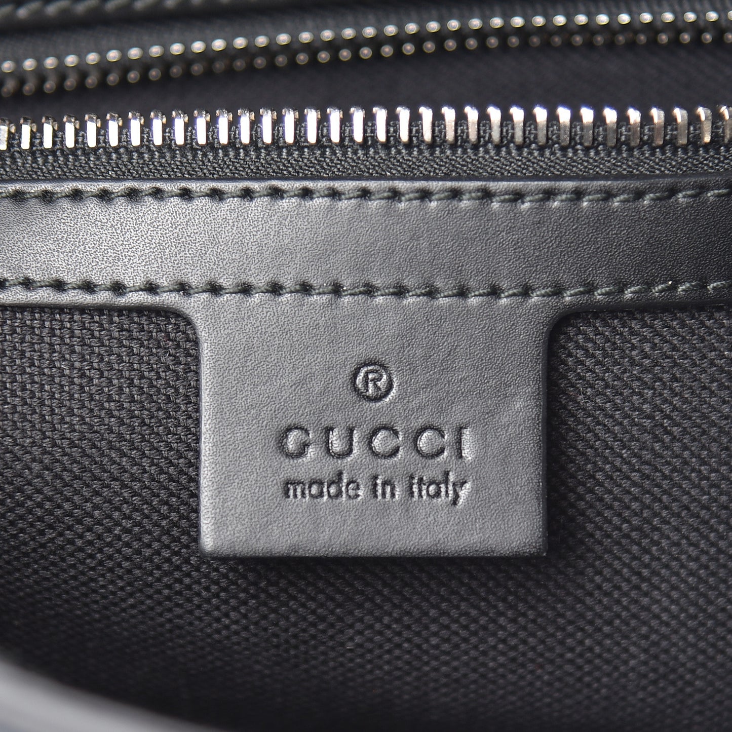 Soft GG Supreme Monogram Web Belt Bag Black Grey