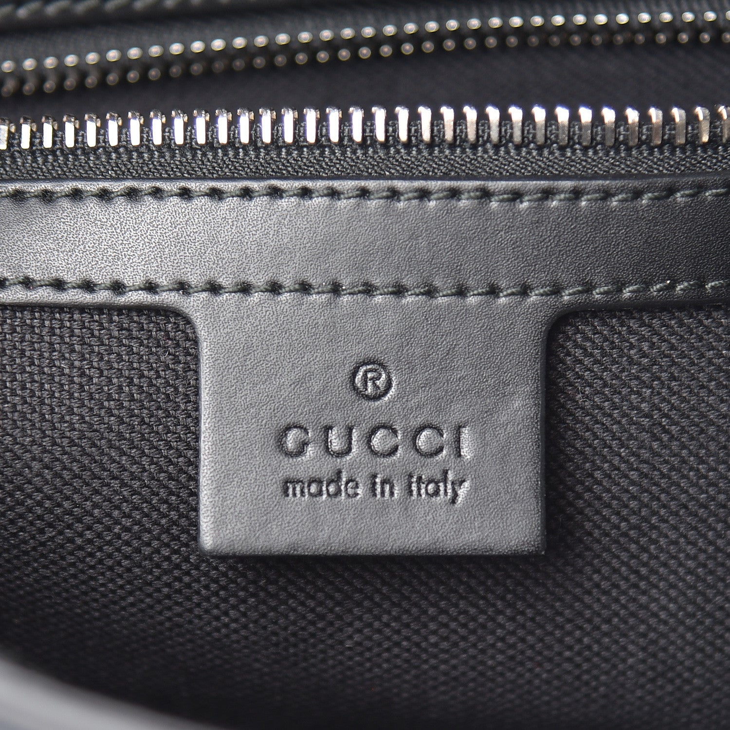 Gucci Soft GG Supreme Monogram Web Belt Bag Black Grey 6 of 11