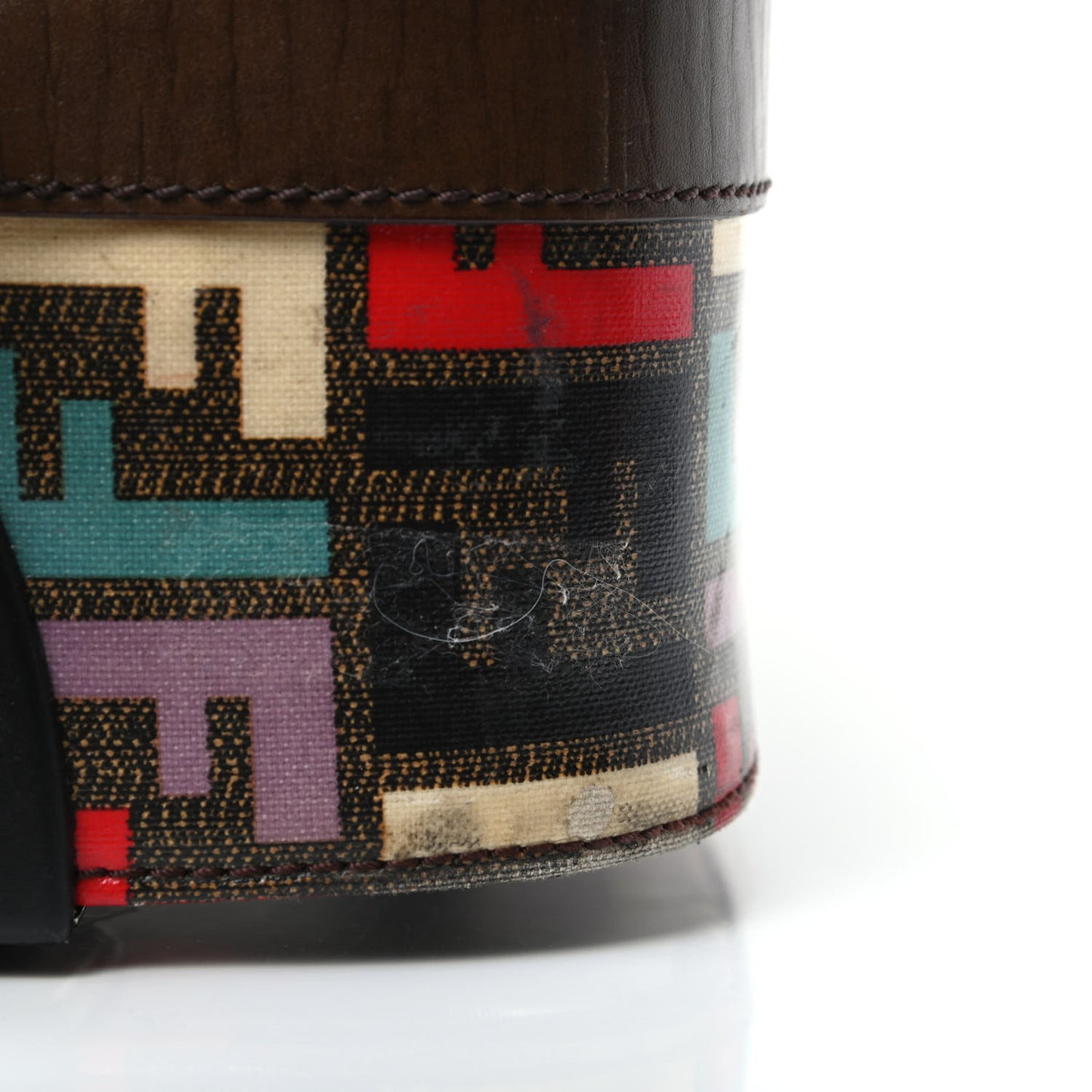 Zucca Spalmati FF Multicolor Carry On Luggage Black Multicolor