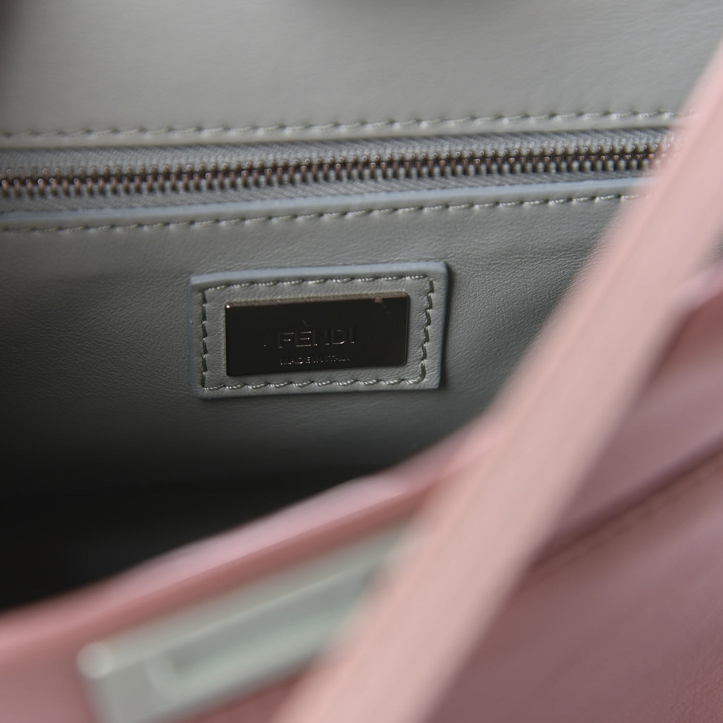 Nappa Colorblock Mini Peekaboo Iconic Satchel English Rose Plaster Oxigen
