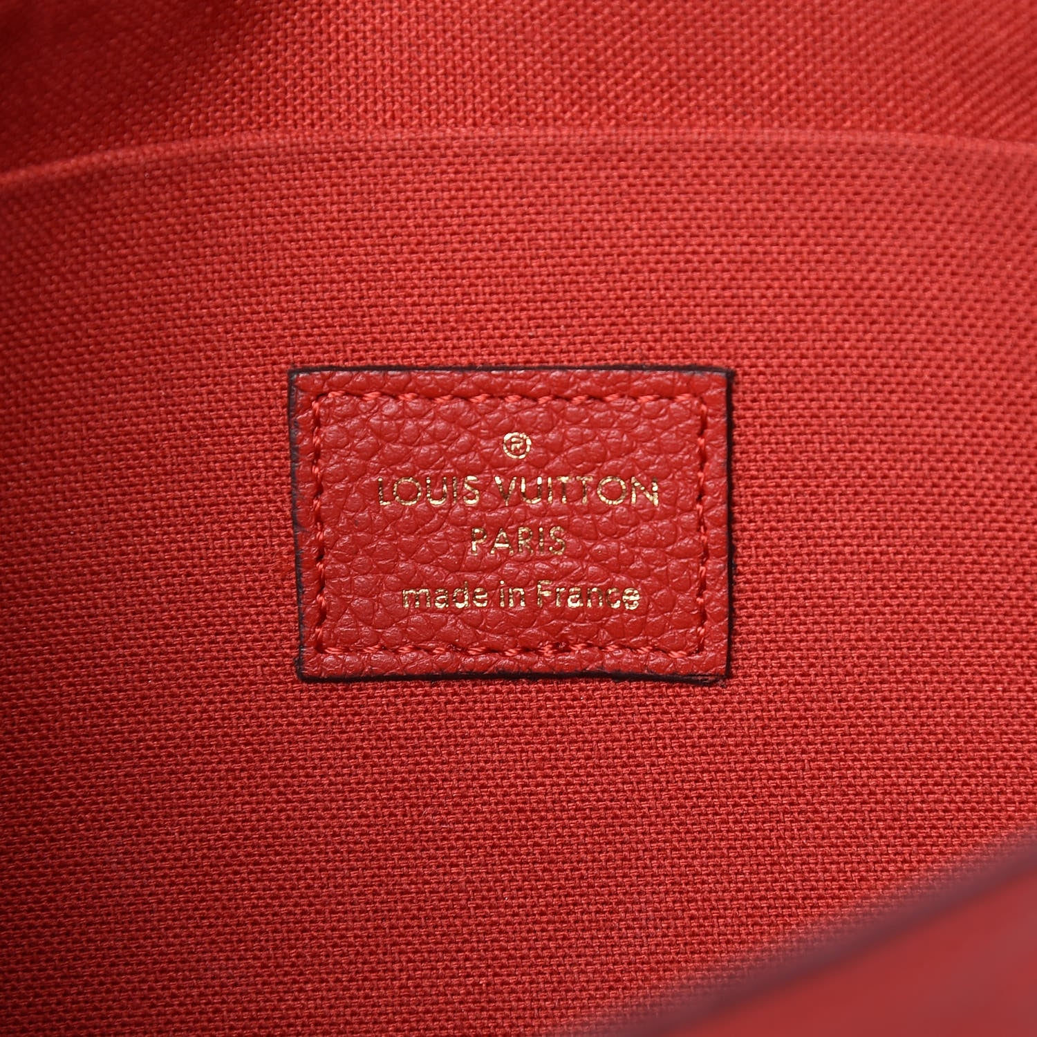 Louis Vuitton Empreinte Pochette Felicie Chain Wallet Cherry 11 of 13