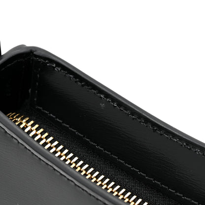 Celine Shiny Calfskin Medium Tilly Triomphe Shoulder Bag Black 10 of 10
