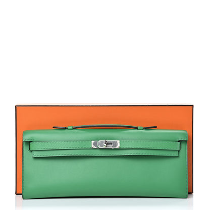 Hermes Swift Kelly Cut Clutch Pochette Bambou 9 of 9