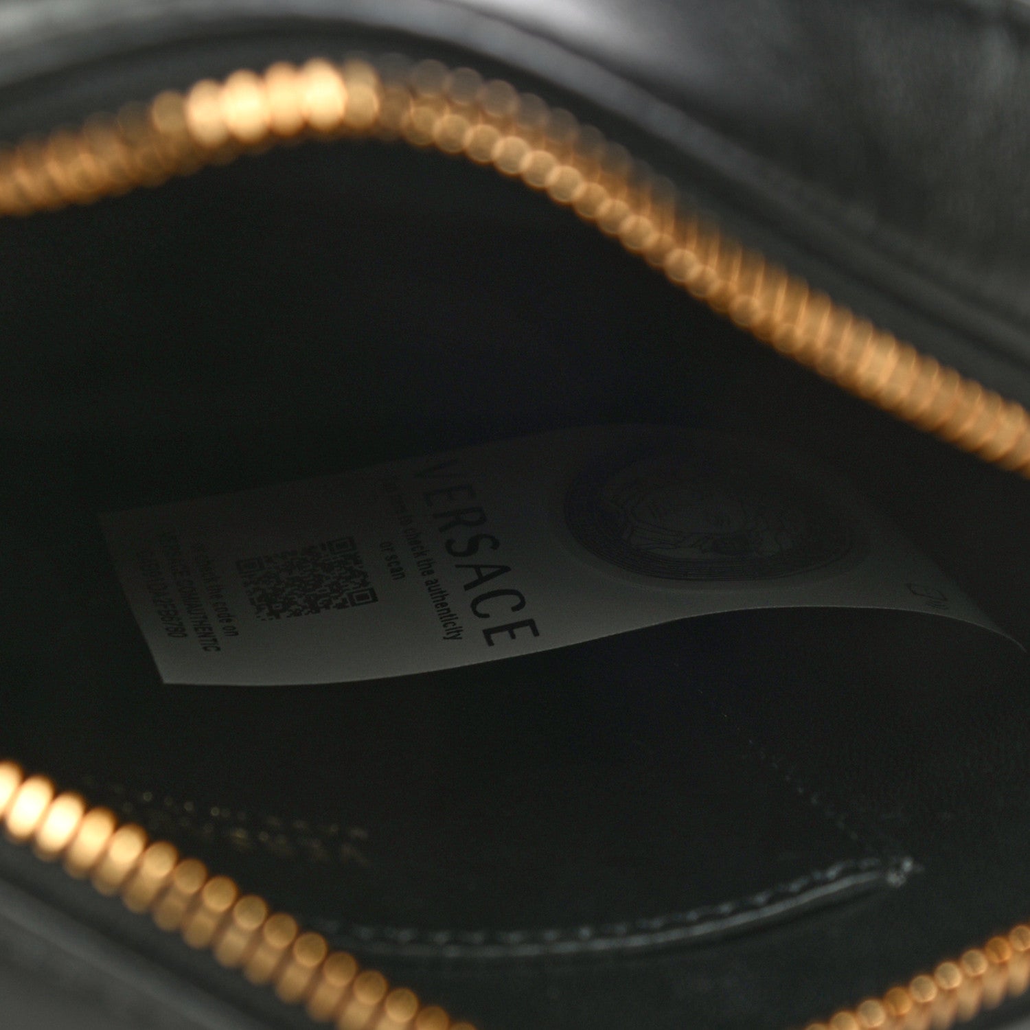 Versace Vitello Virtus Camera Bag Black 8 of 13
