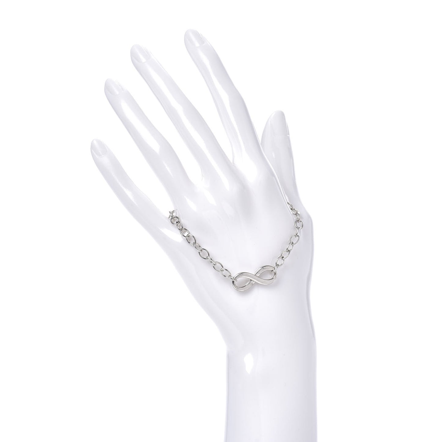 Sterling Silver Infinity Chain Bracelet