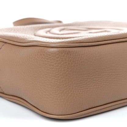 Gucci Pebbled Calfskin Small Soho Disco Bag Camelia 10 of 11