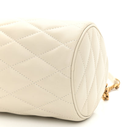 Saint Laurent Lambskin Monogram Small Sade Tube Bag Blanc Vintage 10 of 11