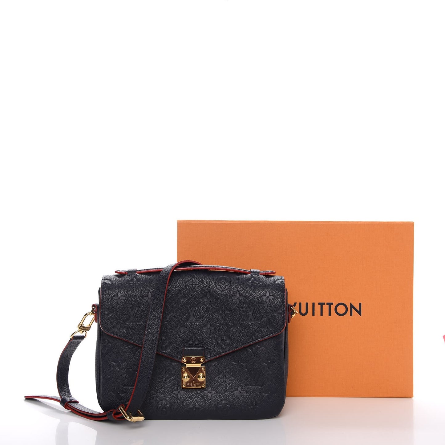 Empreinte Pochette Metis Marine Rouge