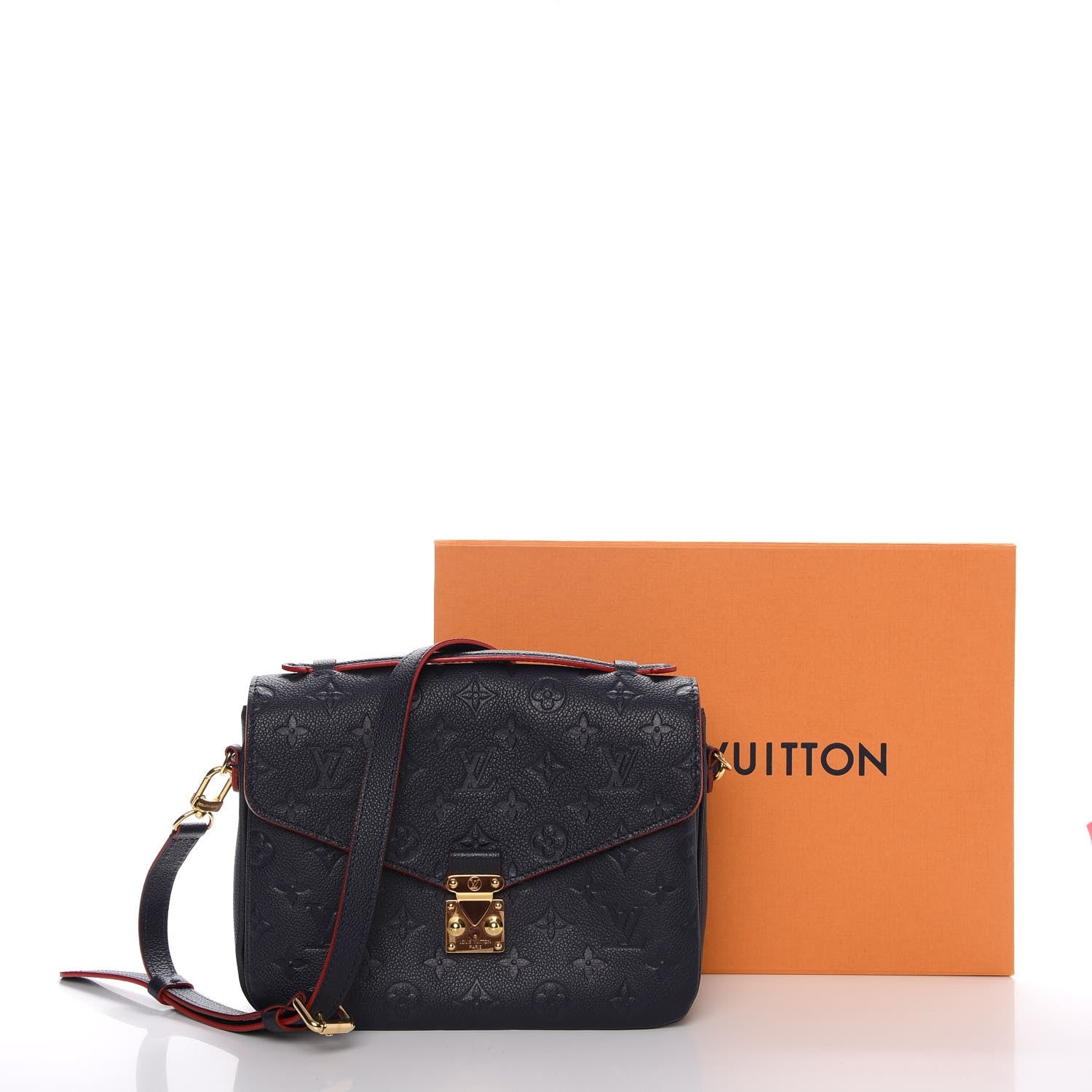 Louis Vuitton Empreinte Pochette Metis Marine Rouge 11 of 11