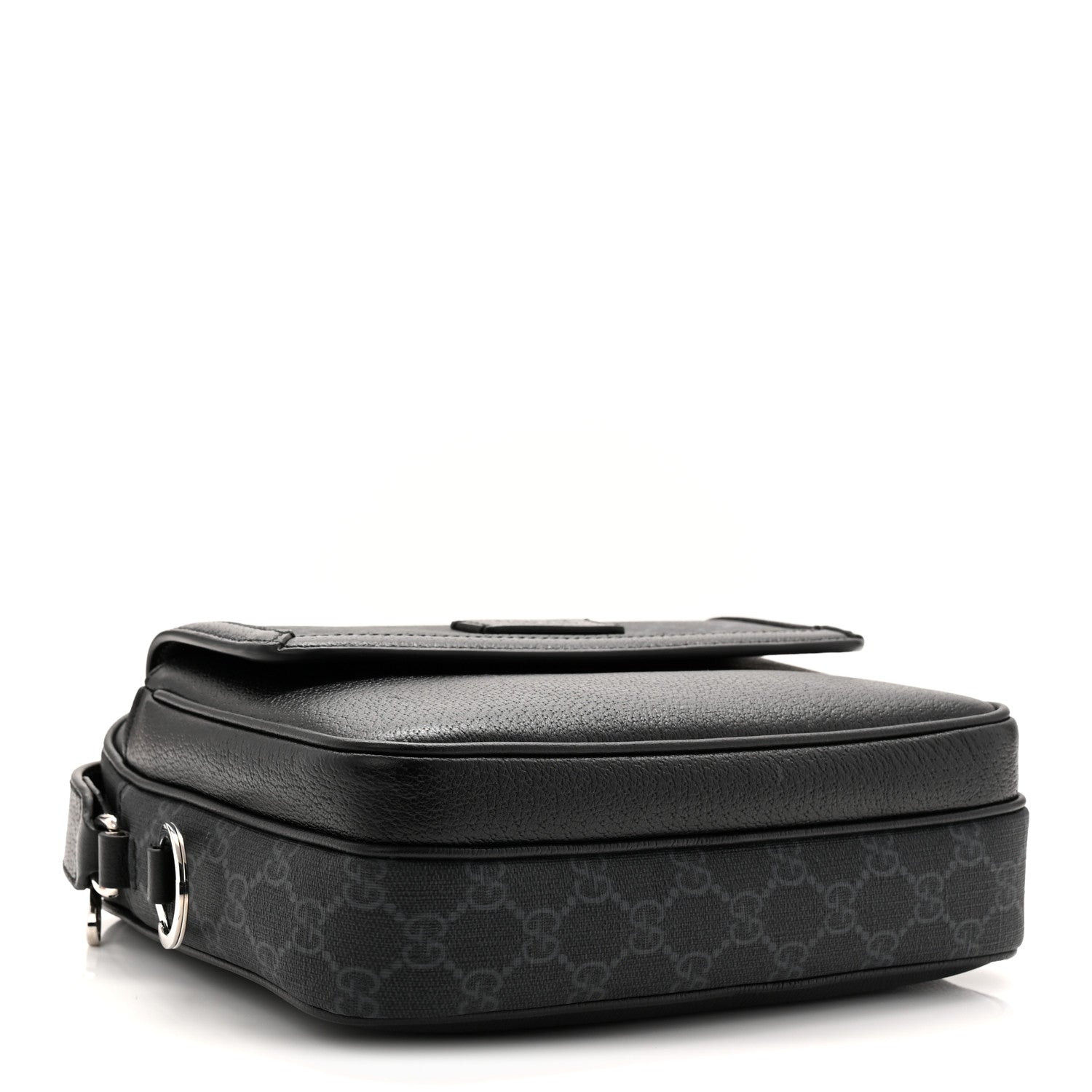 Gucci GG Supreme Monogram Small Crossbody Bag Black 4 of 10