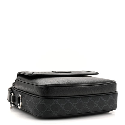 Gucci GG Supreme Monogram Small Crossbody Bag Black 4 of 10