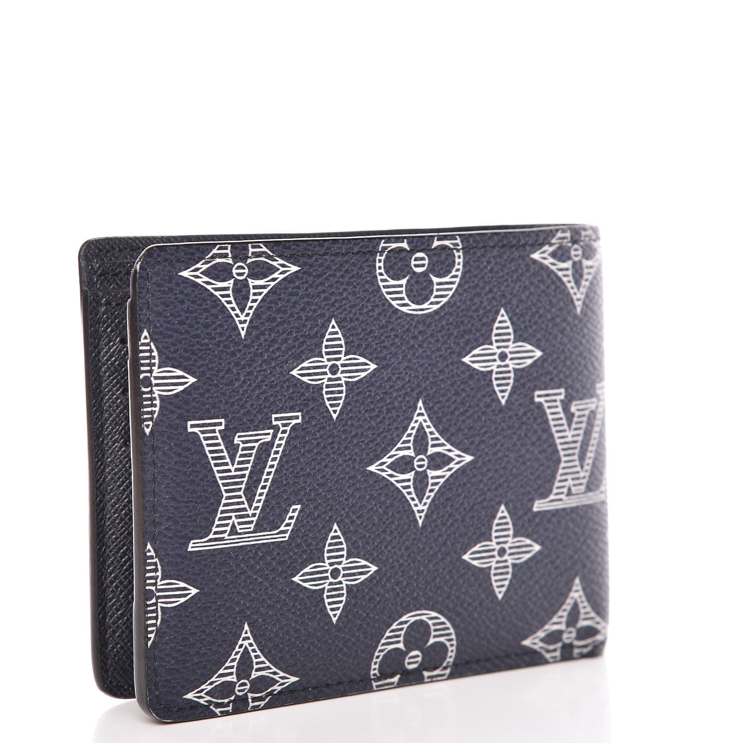 Louis Vuitton Savane Monogram Chapman Multiple Wallet Ink 3 of 7