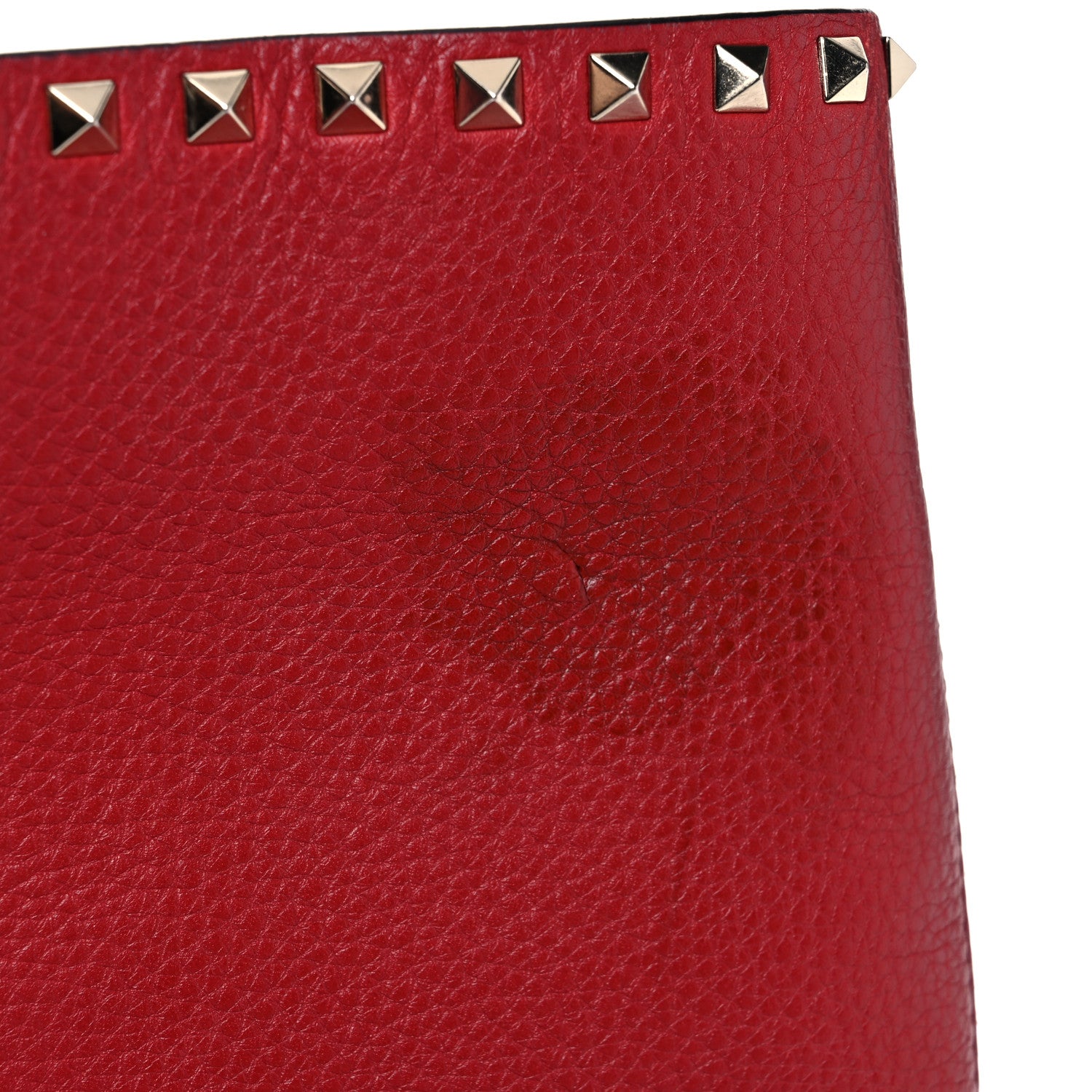 Valentino Garavani Grained Calfskin Rockstud Shoulder Tote Rosso Valentino 21 of 26