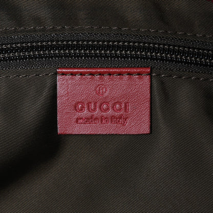 Gucci GG Monogram Web Medium Collapsable Carry On Duffle Beige Red 6 of 7