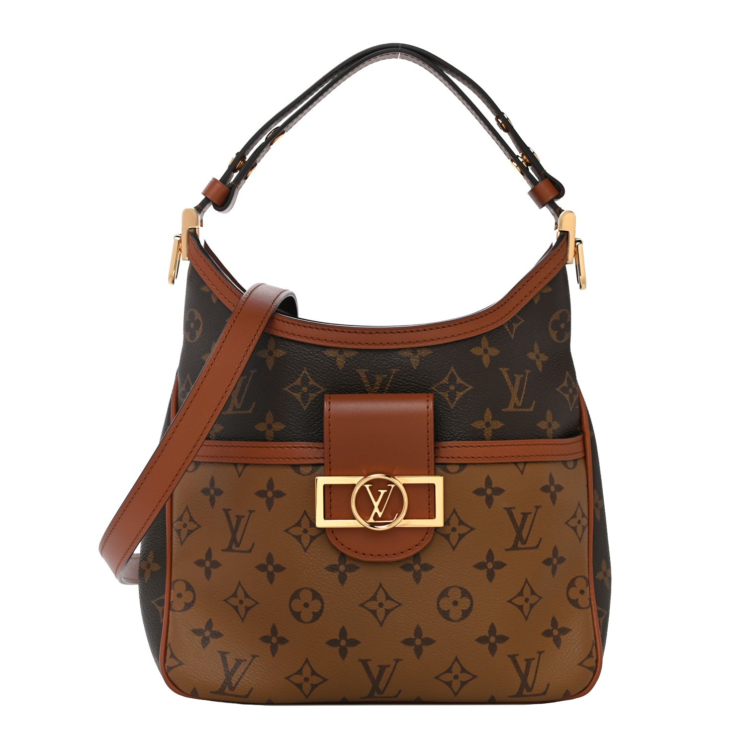 Louis Vuitton Reverse Monogram Dauphine Hobo PM 1 of 10