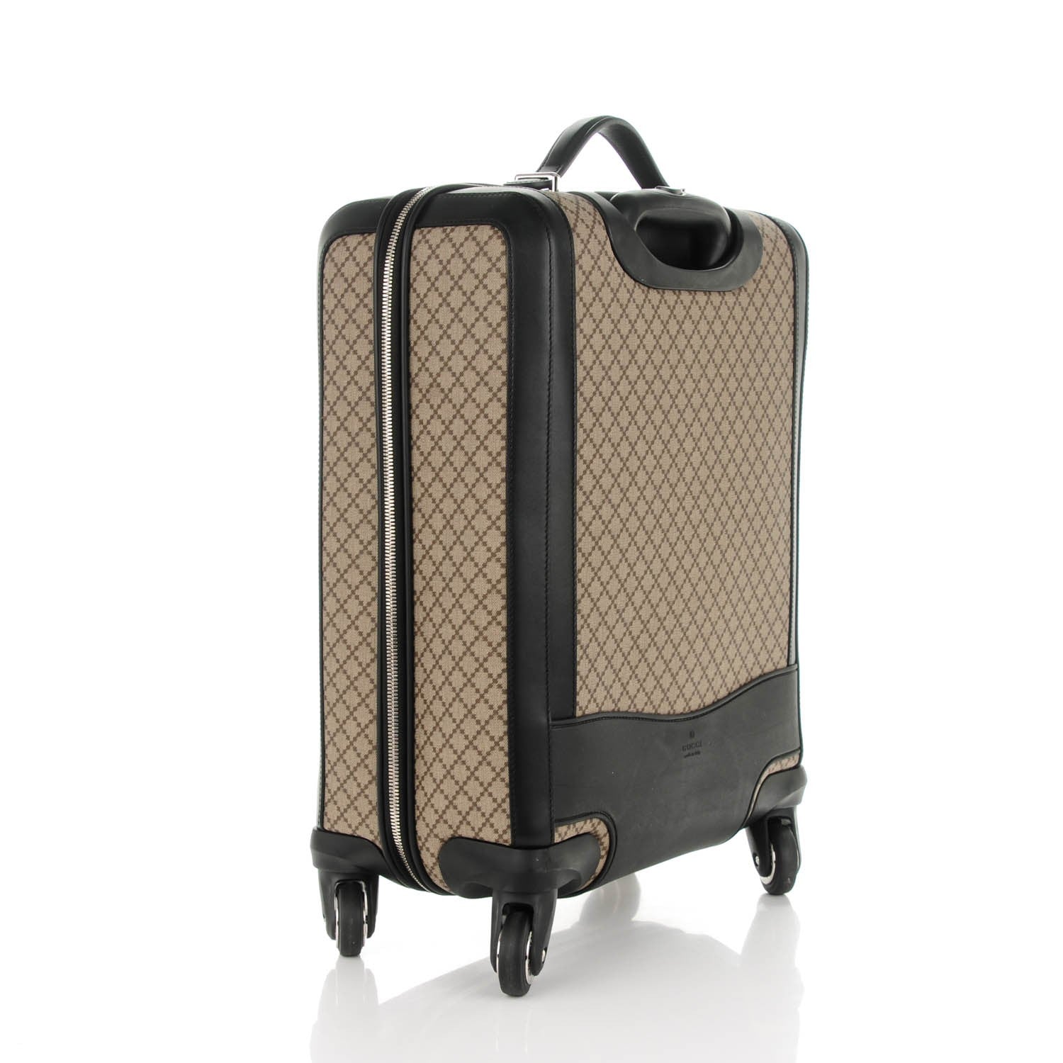 Gucci Diamante Plus Four Wheel Carry On Trolley Dark Brown 3 of 8