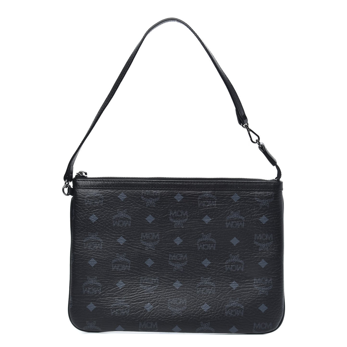 Visetos Medium Crossbody Pouch Black