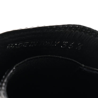 Prada Spazzolato Metal Triangle Logo 50mm Loafers 36.5 Black 9 of 9