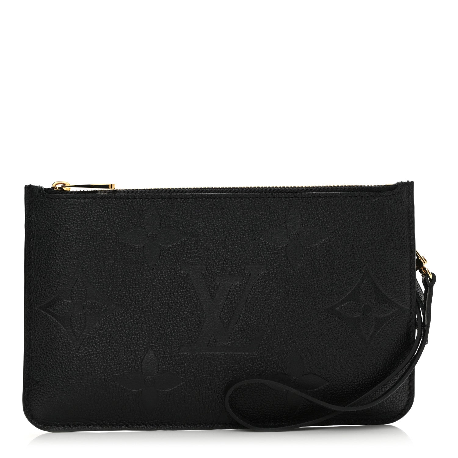 Louis Vuitton Empreinte Monogram Giant Neverfull MM Pochette Black 1 of 9