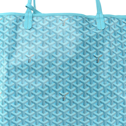 Goyard Goyardine Saint Louis GM Balise Beach Towel Set Turquoise 10 of 12