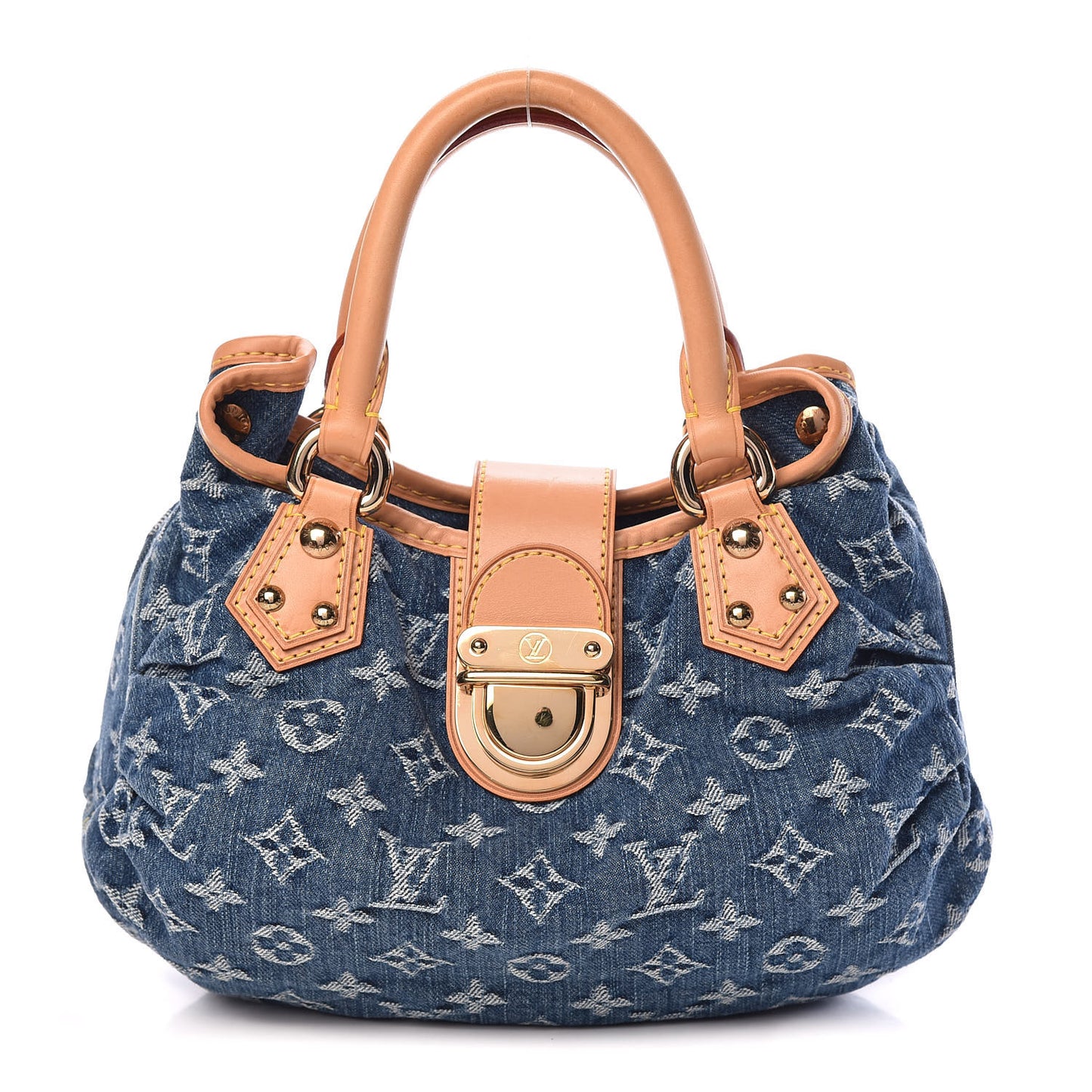 Monogram Denim Pleaty Blue