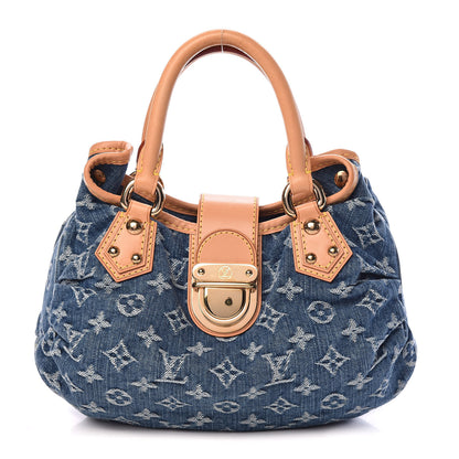 Louis Vuitton Monogram Denim Pleaty Blue 1 of 11