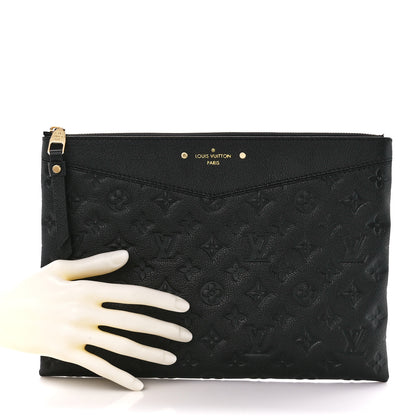 Louis Vuitton Empreinte Daily Pouch Black 2 of 11