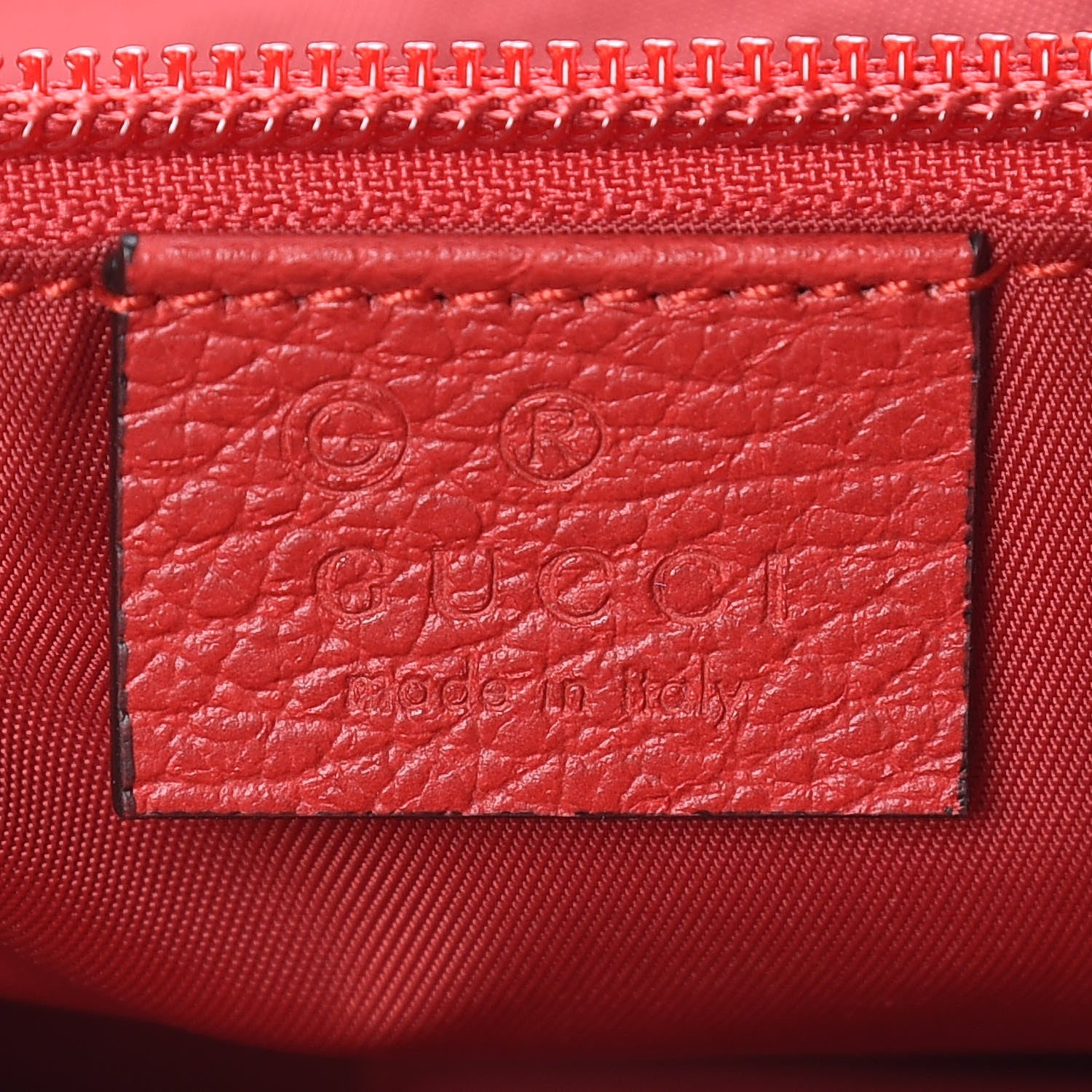 Gucci Nylon Monogram Double Buckle Flap Messenger Bag Vibrant Red 8 of 10