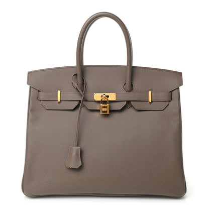 Hermes Epsom Birkin 35 Etain 1 of 12