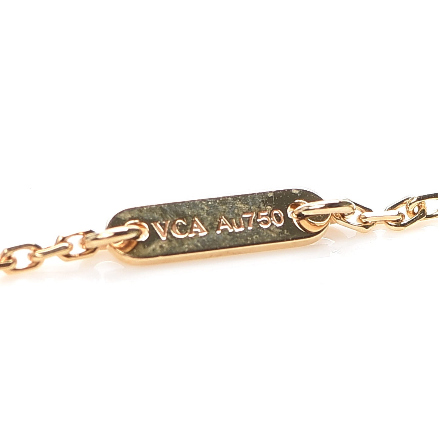 18K Yellow Gold Mother of Pearl Sweet Alhambra Butterfly Bracelet