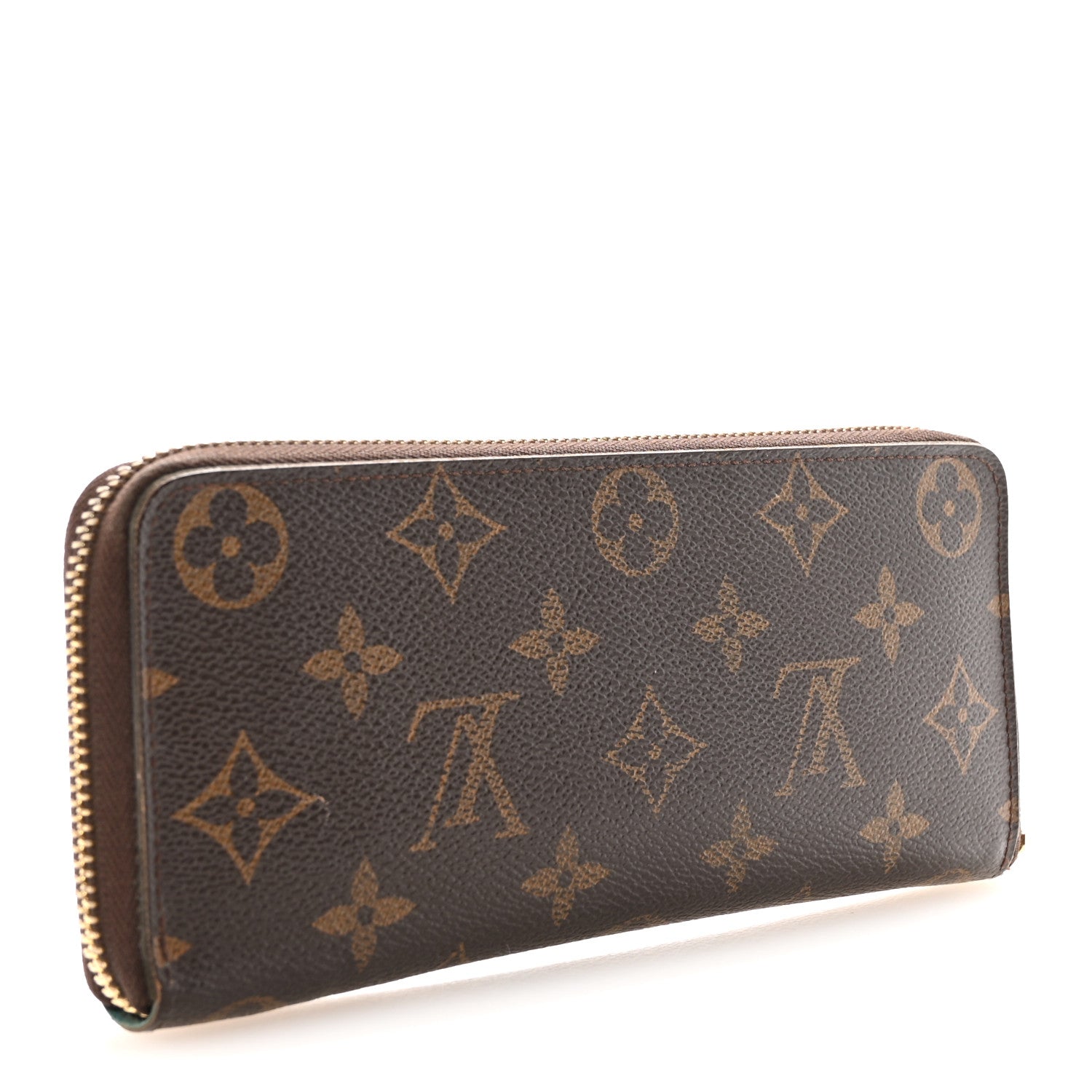 Louis Vuitton Monogram Clemence Wallet Turquoise 3 of 7