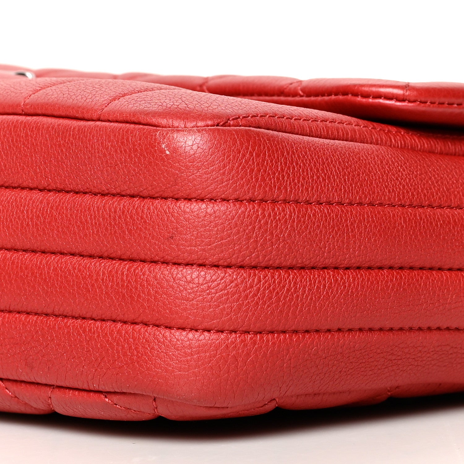 Chanel Calfskin Quilted Multi Chain Flap Red 10 of 11