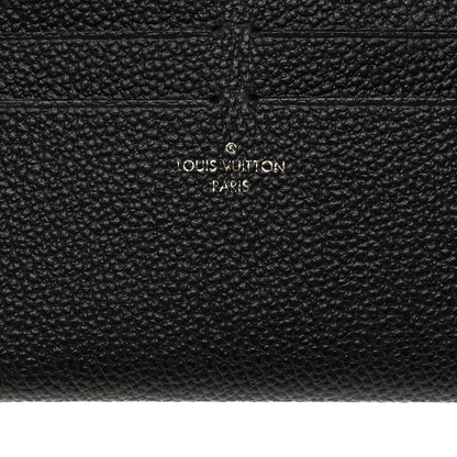 Louis Vuitton Calfskin Felicie Chain Wallet Card Holder Insert Black 6 of 7
