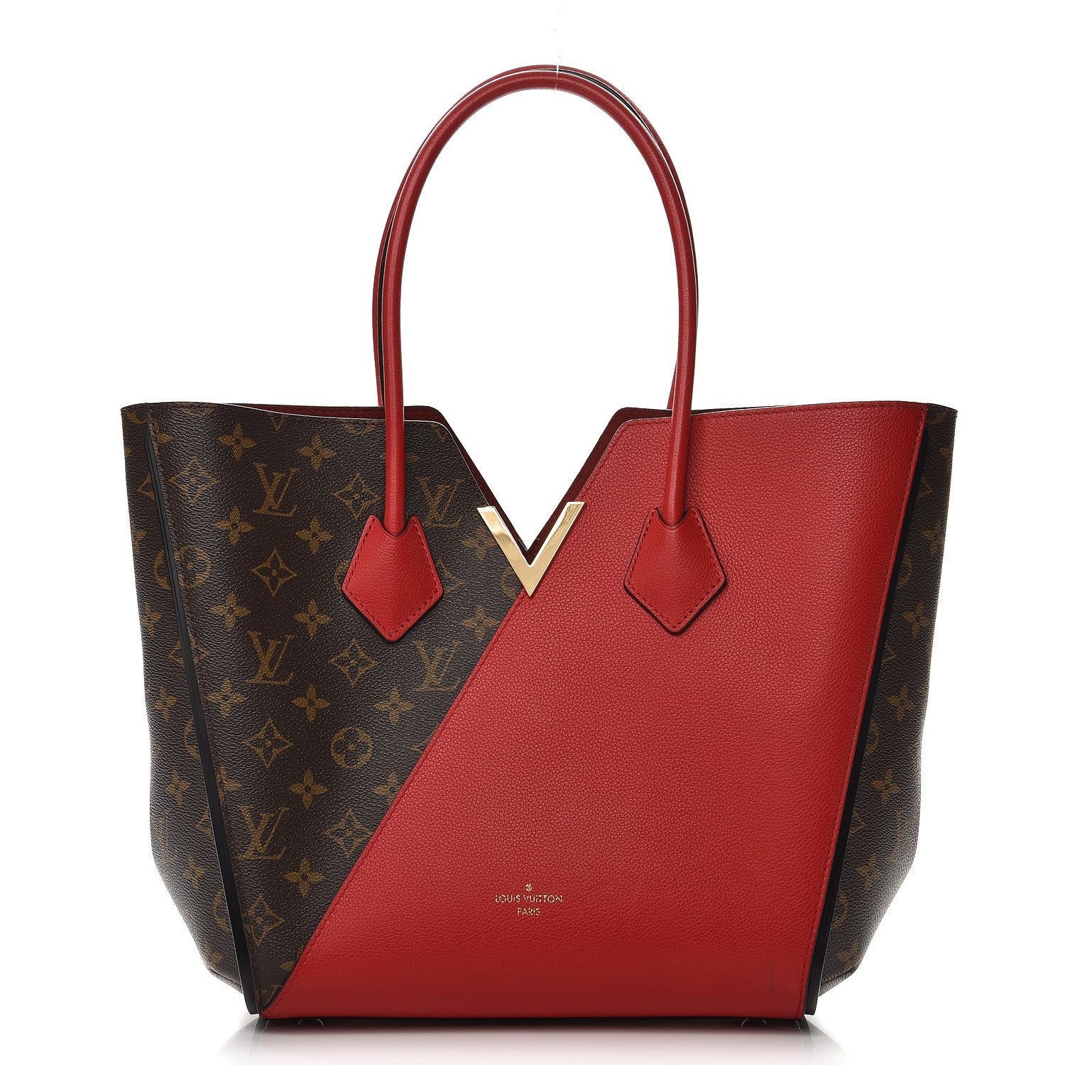 Louis Vuitton Calfskin Monogram Kimono Tote Cherry 1 of 8