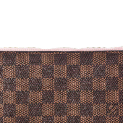 Louis Vuitton Damier Ebene Neverfull MM GM Pochette Rose Ballerine 5 of 7