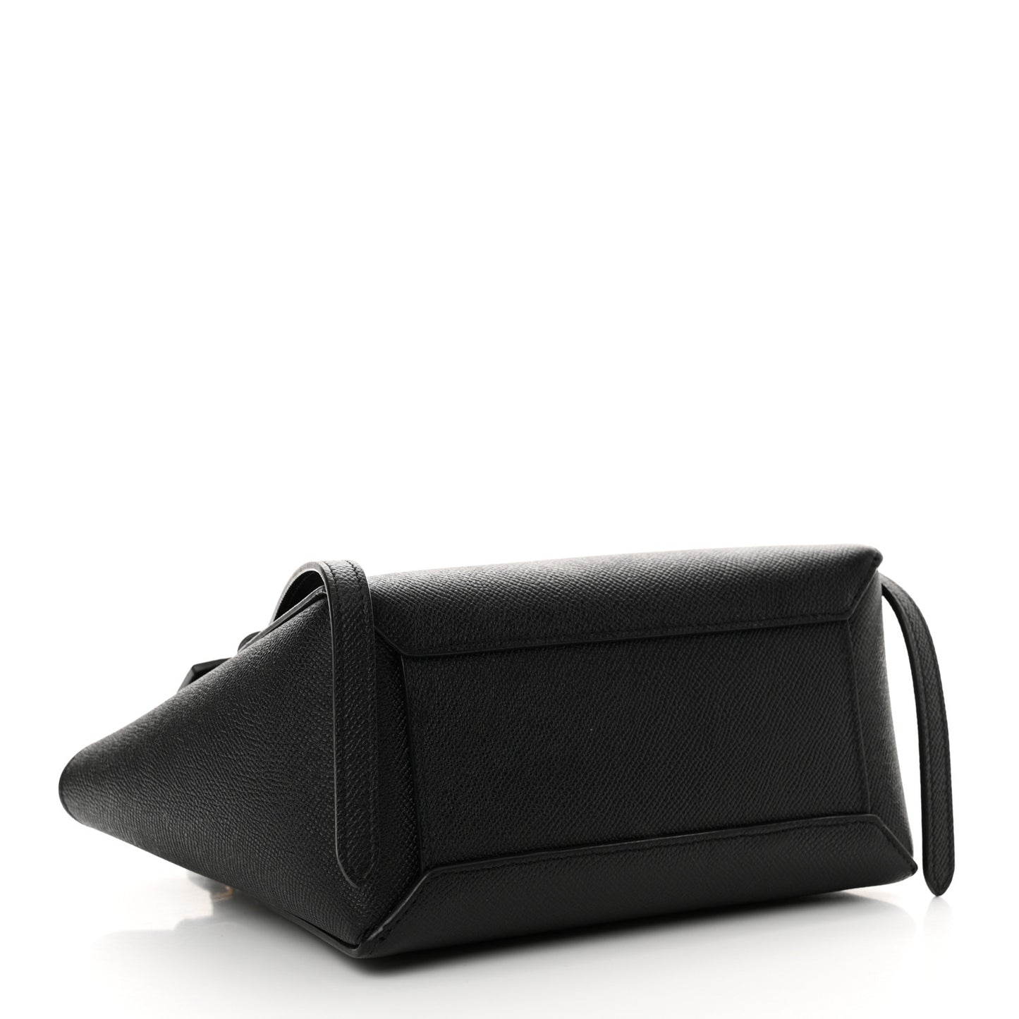 Grained Calfskin Nano Belt Bag Black