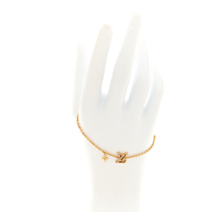 Louis Vuitton Metal Crystal LV Iconic Bracelet Gold 2 of 4