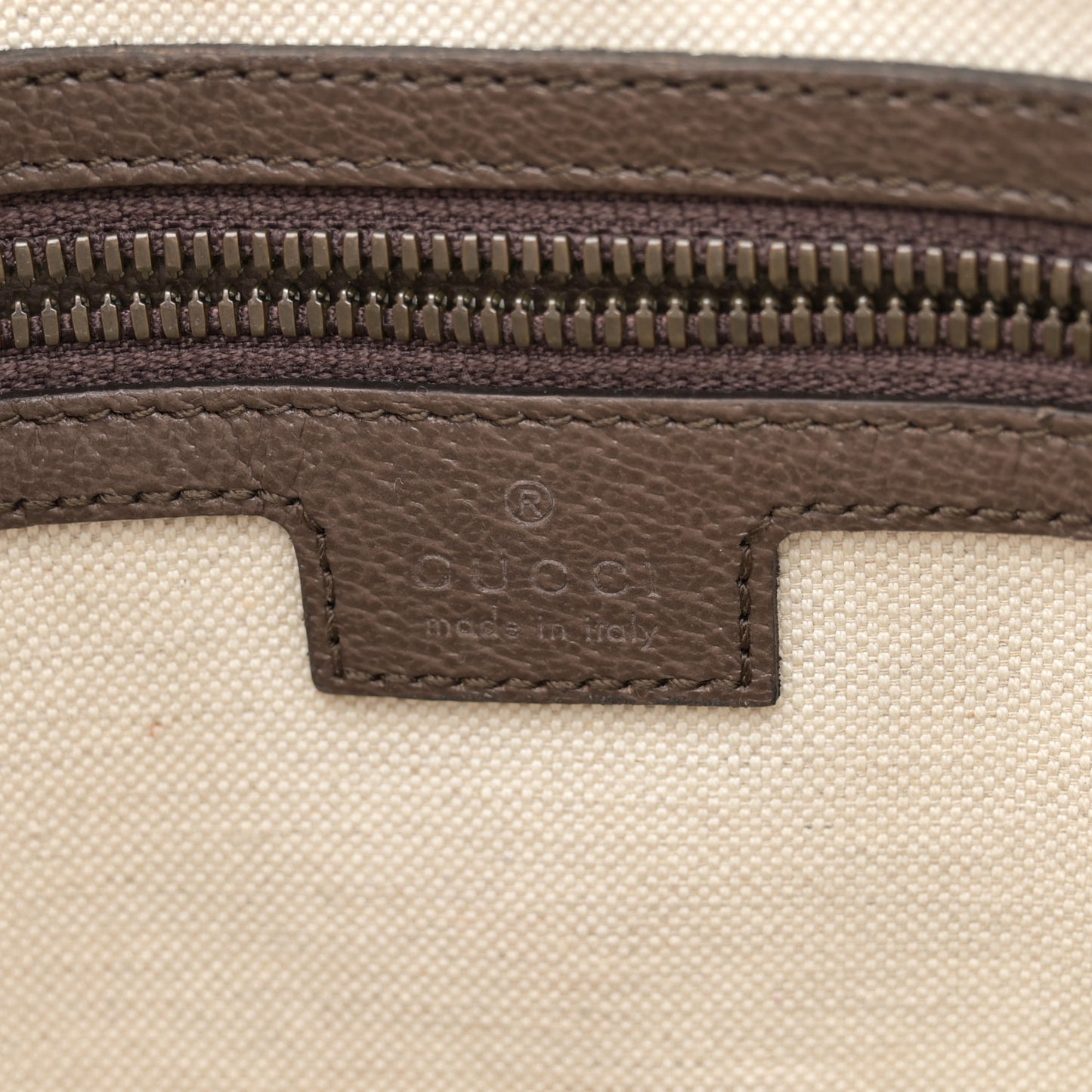 GG Supreme Monogram Web Small Ophidia Messenger Bag Brown